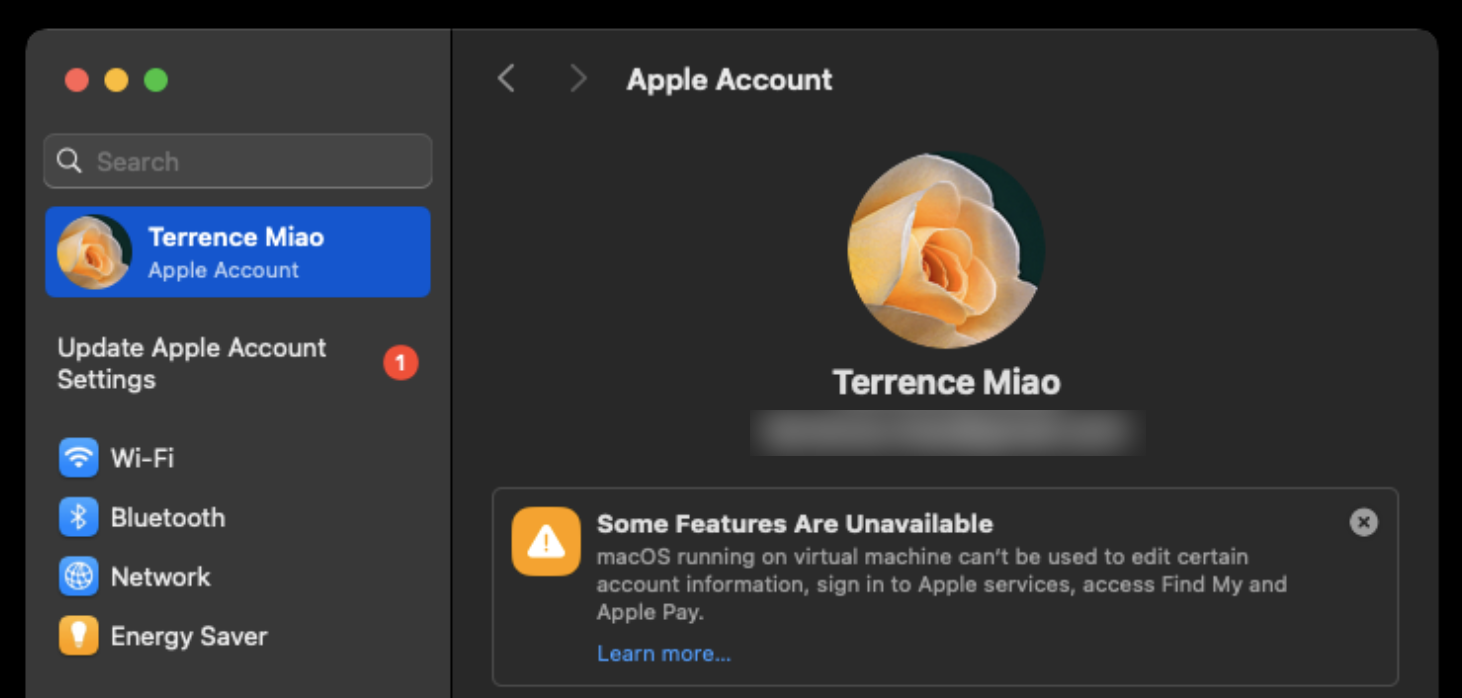 Running latest MacOS Sequoia in VMware on Windows 11 | Terrence